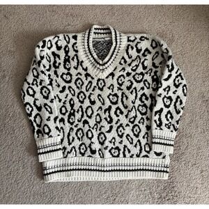 Ermanno Scervino‎ Womens Sweater Wool Cashmere Size 42 Medium Designer Luxury